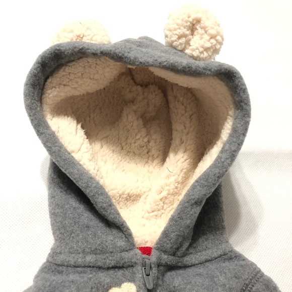 CARTERS Baby Warm Bodysuit Hoodie Sz 3 Months NWT - Picture 7 of 7
